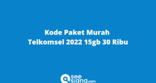Kode Paket Murah Telkomsel 2022 15gb 30 Ribu